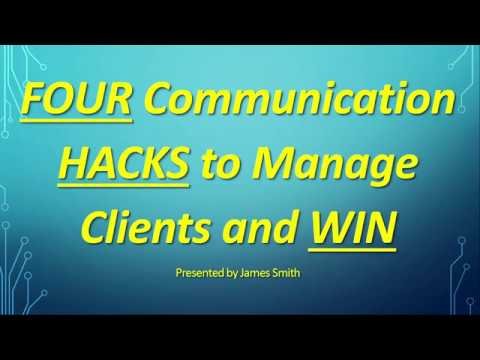 Embedded thumbnail for Four Communication Hacks to Manage Clients and Win