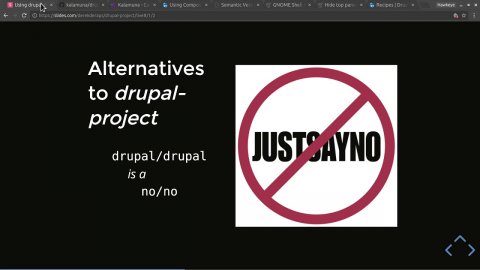 Embedded thumbnail for How-to: Using &quot;drupal-project&quot; with Composer to Craft your Perfect Start-State