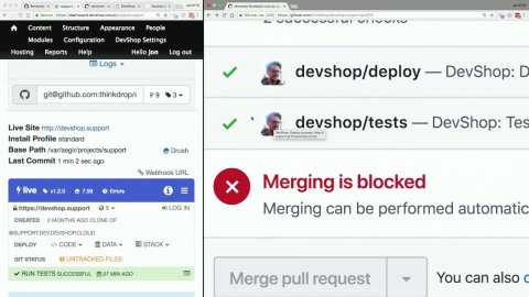 Embedded thumbnail for Easy Automated Testing with Pull Request Environments on your own servers with DevShop
