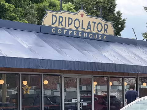 Dripolator Coffee House Biltmore Village store front