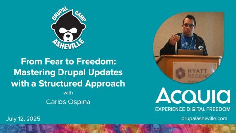 Embedded thumbnail for From Fear to Freedom: Mastering Drupal Updates with a Structured Approach