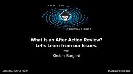 What is an After Action Review? Let's Learn from our Issues. media slide